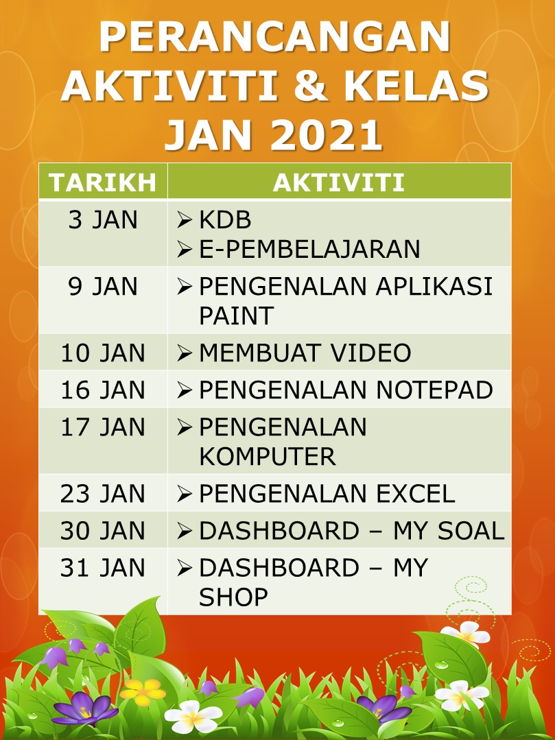 PLAN JAN 21